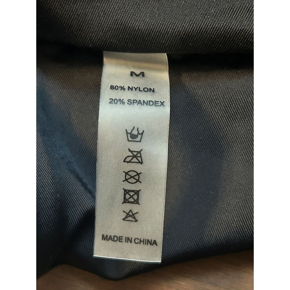 NWT MOOSLOVER Black 1 Shoulder High Waisted 2 Piece Bikini Tie High Cut *Medium - Picture 5 of 10